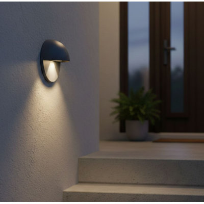 15cm H Integrated LED Outdoor Sconce