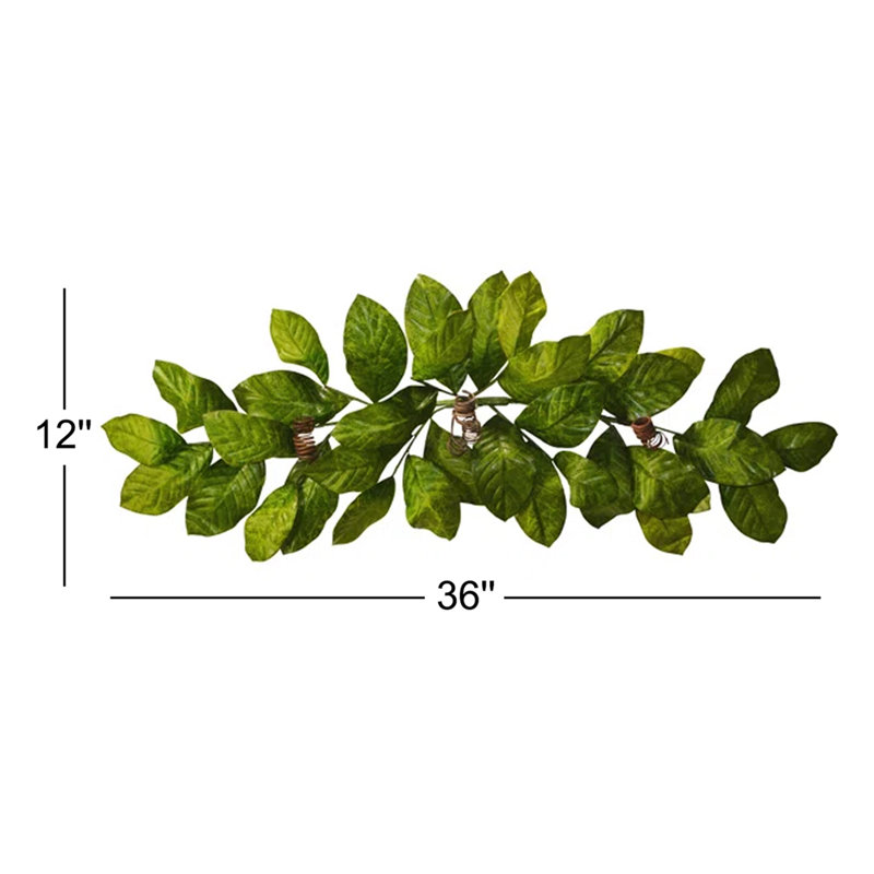 Ornement 36 po Magnolia Leaf