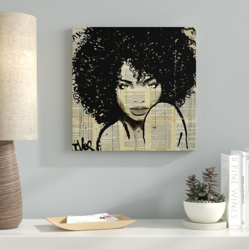 «Angel» par Loui Jover, impression sur toile tendue, H 26 po x l 26 po x P 1,25 po