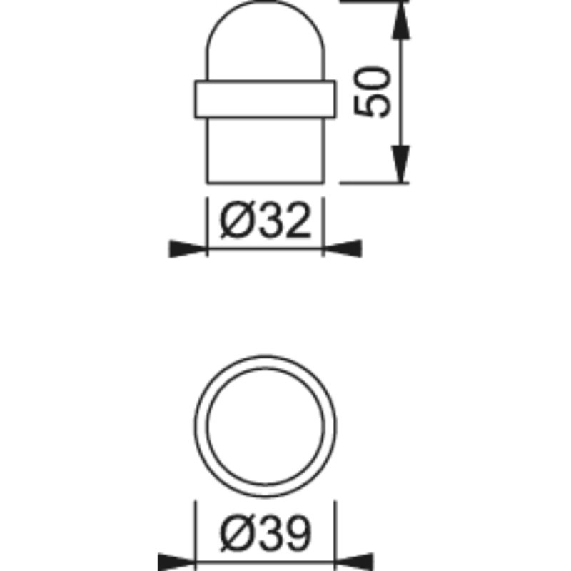 Amarian Floor Mounted Door Stop