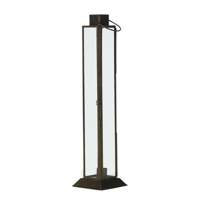 Glass Tabletop Lantern