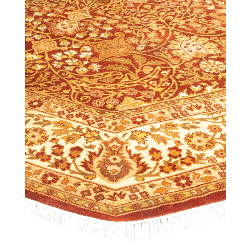 Classic One-of-a-Kind 6' 1" X 6' 1" Hand Knotted Area Rug