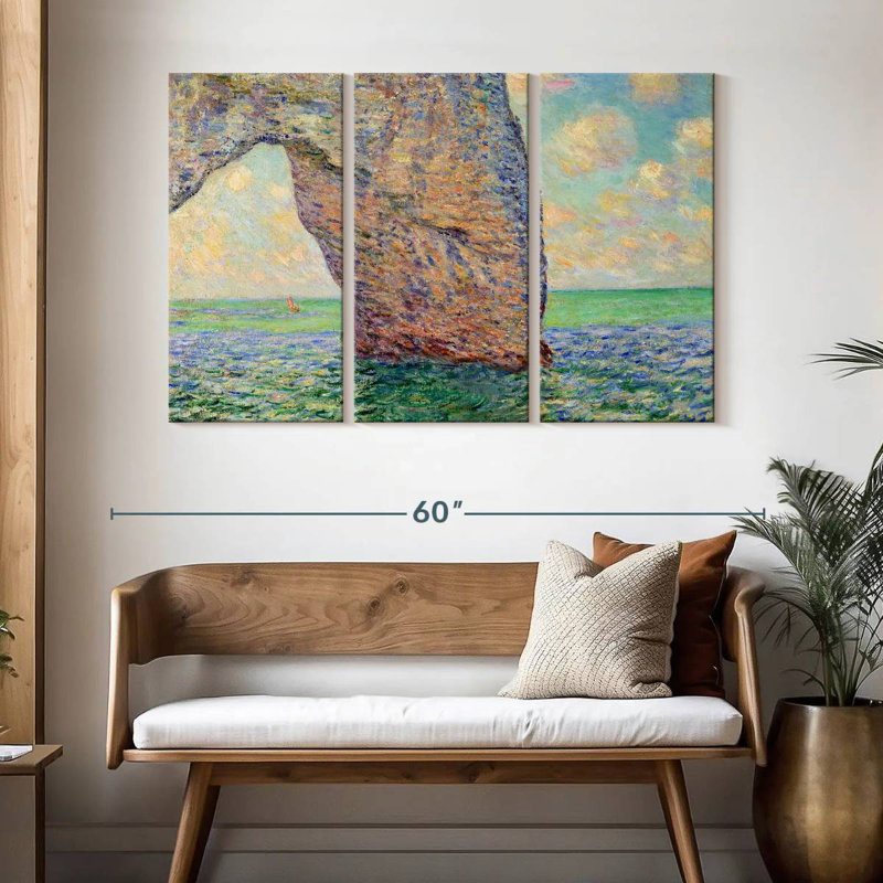Gillard The Cliff At Etretat, H 32 po x l 50 po