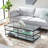 Emmanuelle Glass Top Coffee Table-387410303