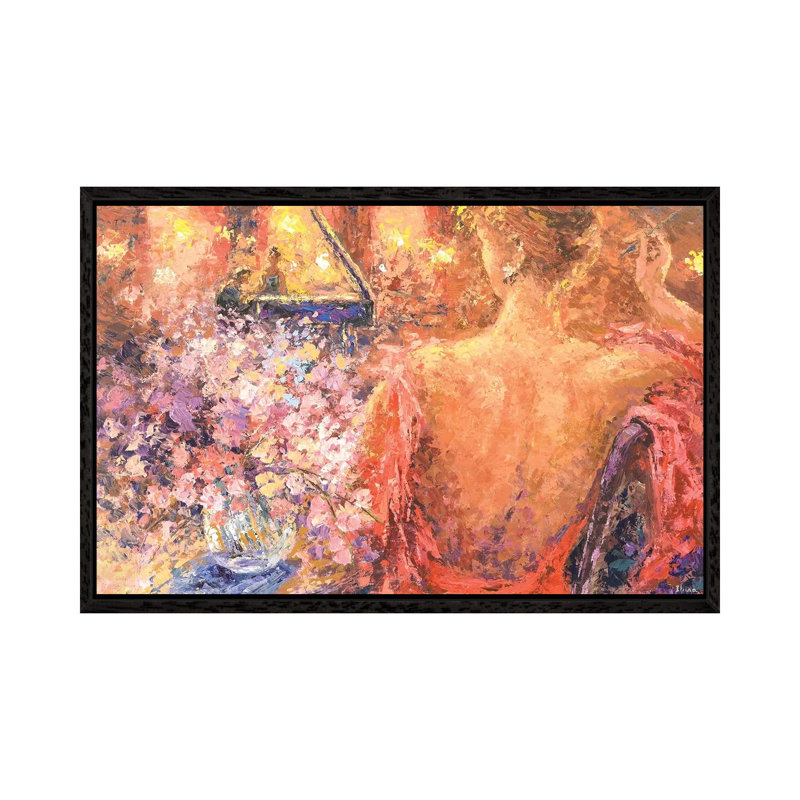 Its About The Piano Player 1 Piece Wall Art on Canvas, 66.04 cm H x 45.72 cm W, Black Framed