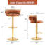 Tabouret de bar pivotant avec dossier Ginko-882844518-879315310