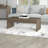 Lawrence 48" Wide Rectangular Fluted Coffee Table in Antiqued Gray Oak-902733774