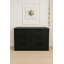 Commode noire à trois tiroirs Morgan