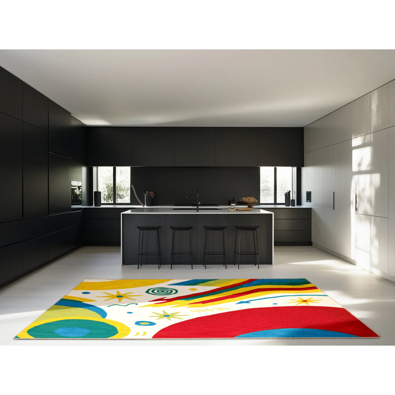 Zesty Glow Rug, Square 7'