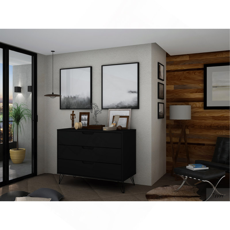 Commode noire, Noir