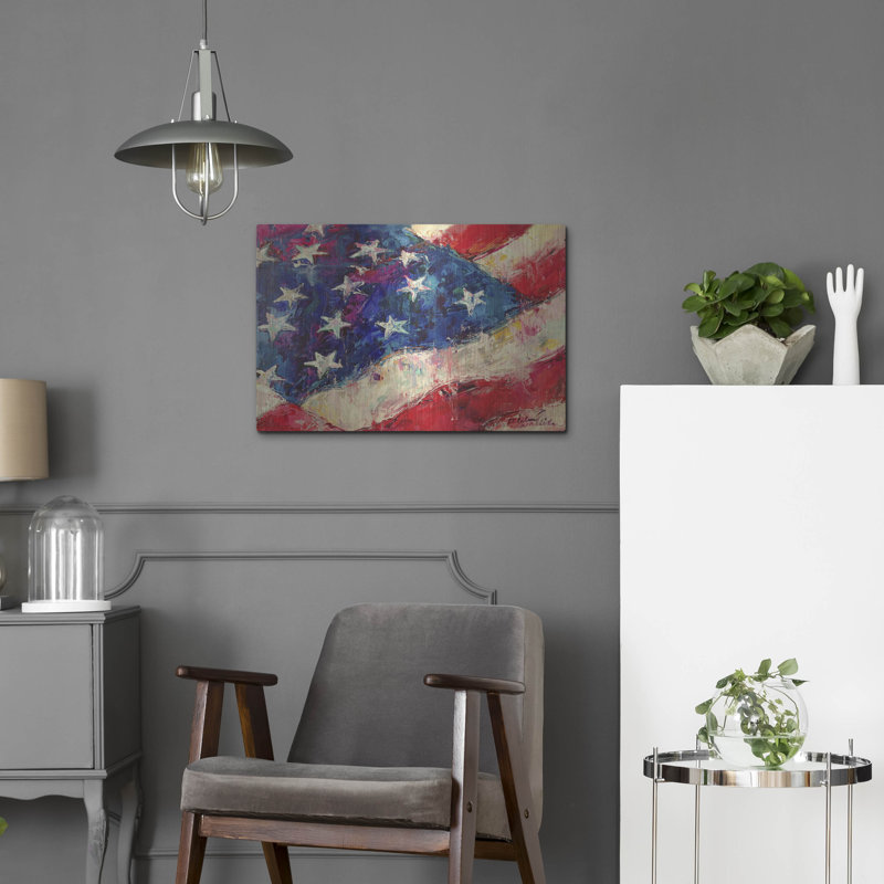 " Artflag " by Richard Wallich, 16" H x 24" W