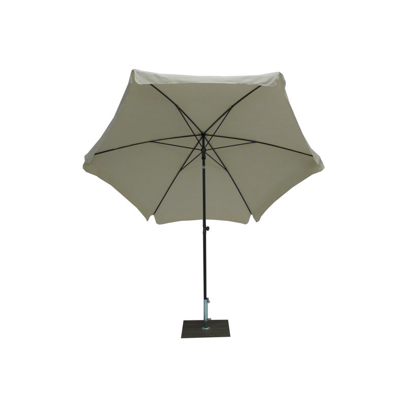 Emeril 250cm Garden Parasol, Natural