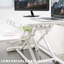 Adjustable Metal Base Standing Desk Converter-1256043094