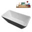 Baignoire autoportante 59 "avec drain interne Streamline-112235525