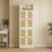 85.8" H X 23.6" W 7-Tier Large Rattan Wood Storage Bookcase, Bookshelf With Storage Cabinet and White Downlights For Living Room, Study