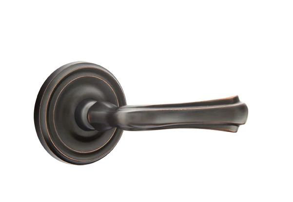 Levier de porte de passage, Bronze frotté à l'huile