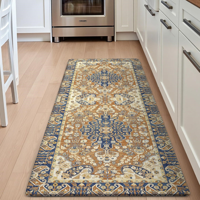 Floral Anti-Fatigue Non-Skid Kitchen Mat