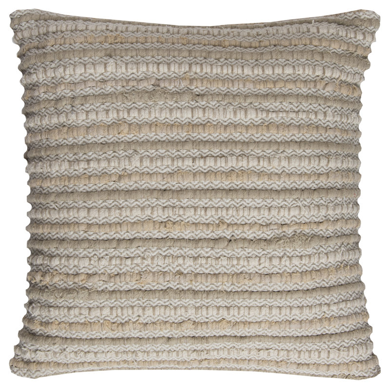 Housse et insert de coussin carré Allentown, Naturel