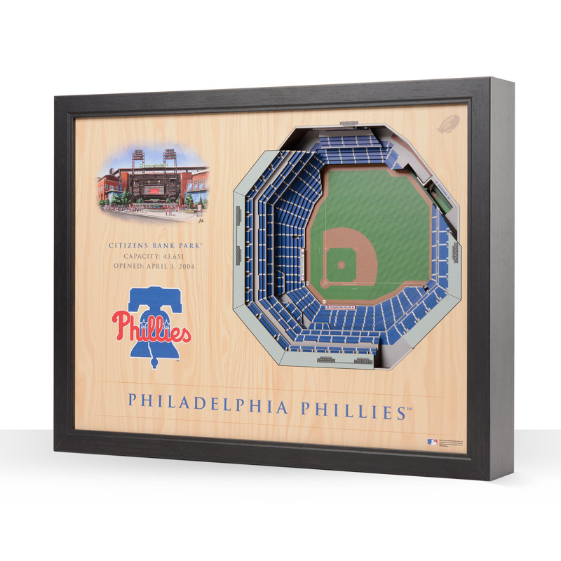 MLB 25-Layer StadiumViews 3D Wall Art, Philadelphia Phillies