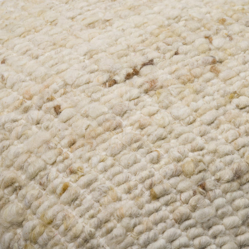  Housse de coussin et insert, H 18 po x l 18 po, Crème, Housse de coussin seulement - sans coussin