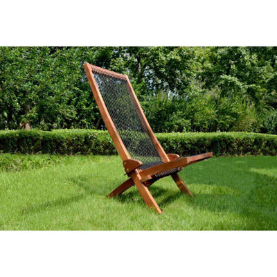 Chaise pliante en bois