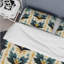 Victorian Elegance Emerald Chevron - Ensemble de housse de couette à chevrons-1756489805