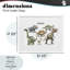 «Meet The Dinosaurs», reproduction d'art sous verre encadrée par Christine Simpson Art-2075870328-2075870331