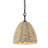 Rippeon 1 - Light Matte Black Shaded Pendant