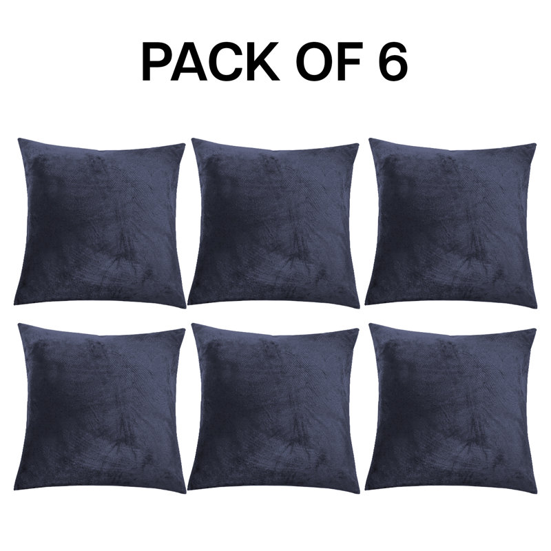 Square Scatter Cushion Cushion Cover, Charcoal