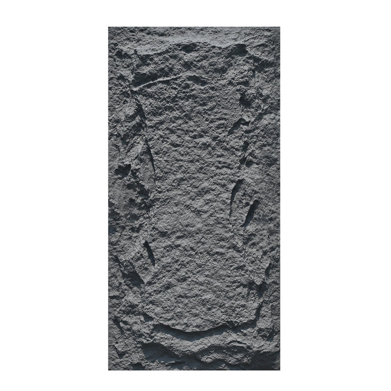 Britwall PU Wall Panel Lightweight Black Slate Rock Style 1200mm by 600mm by 20mm Pack 2