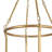 Single-Light Basketball Glossy Glass Semi-Flush Mount