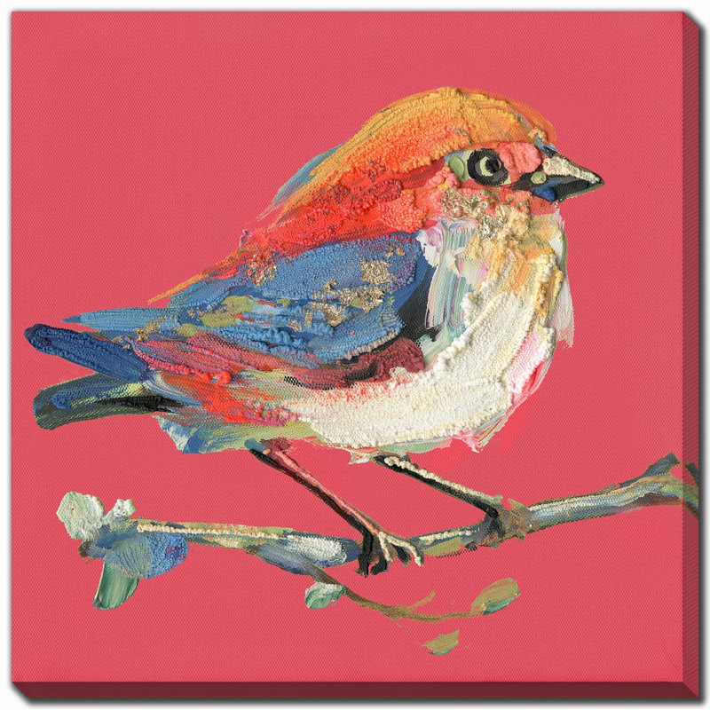 «Bold Plumage III», art mural sur toile