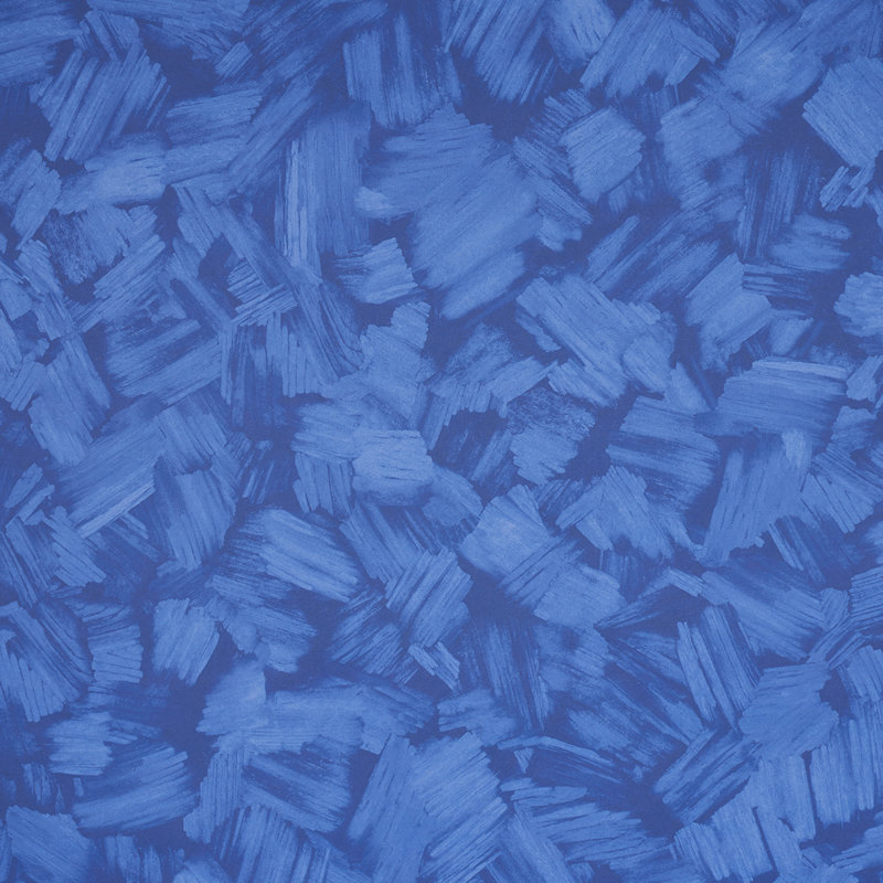 Schumacher x Backdrop Atmos Wallpaper, Bright Blue