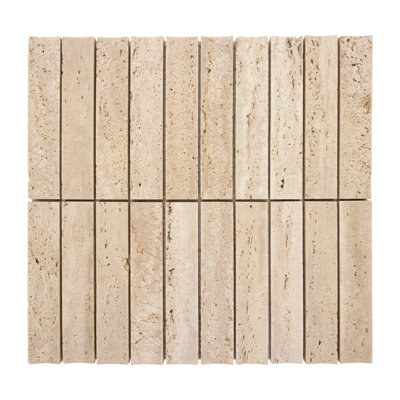 Carreau de mosaïque murale 12,52 po x 11,89 po