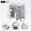 Meuble-lavabo simple avec plateau Thaddeus-1375064656