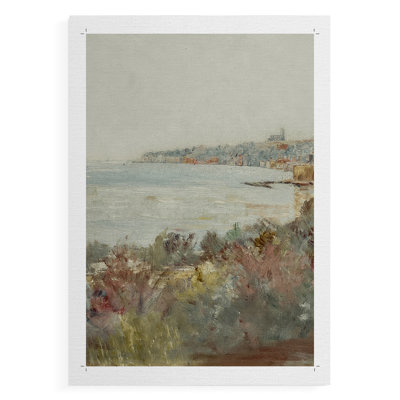 Paysage rétro CCxxvi - impression sur toile seulement - non encadrée