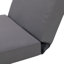 Ensemble de chaises longues, espace disponible sur un côté, bois massif d'acacia avec coussin de salon-1603598783