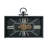 Decorative Black And Gold Gear Table Clock