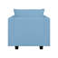 Chaise avec accoudoirs en lin Redenius-1247423696