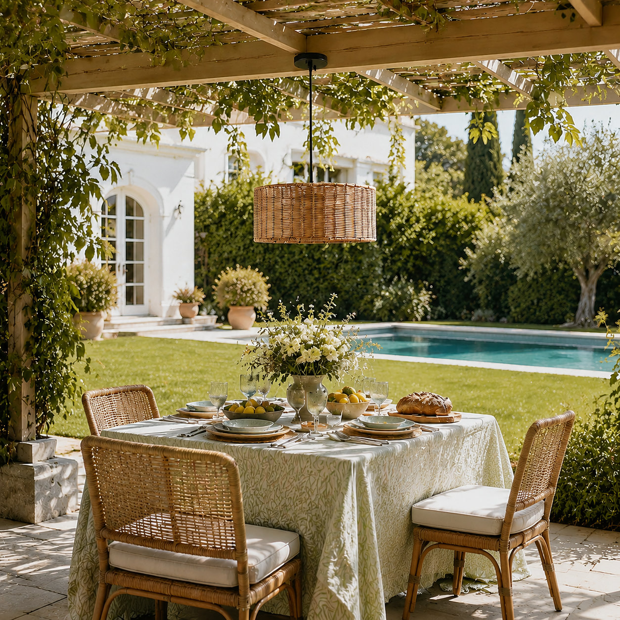 Outdoor Metal Chandelier
