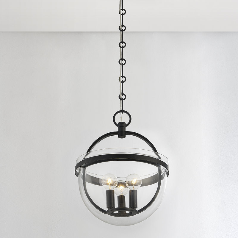 MALLOY 3 LIGHT LANTERN, Aged Iron