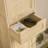 Rattan Storage Cabinet With Adjustable Shelves
