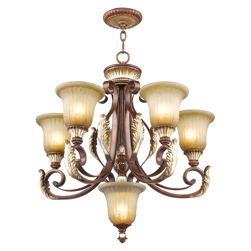 Lustre classique / traditionnel à 6 lumières Aike