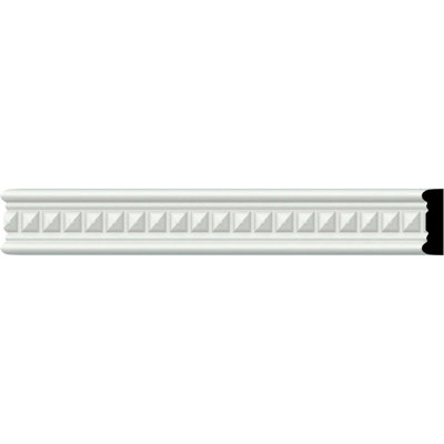 Rail de chaise Swindon H 1 1/2 po x P 1/2 po x L 94 1/2 po (répétition de 1/2 po)
