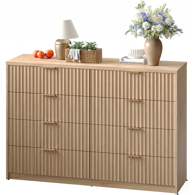Commode à tiroirs, armoire de rangement de chambre à coucher avec tiroirs, commode de chambre en bois pour l'organisation de placard