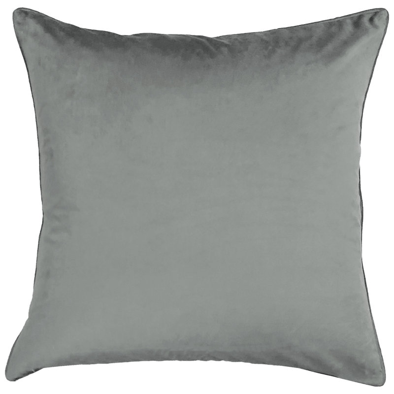 Square Pillow Cover & Insert, Silver