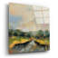  «Amber Riverbank» par Silvia Vassileva, art mural en verre acrylique, 36 po x 36 po-497407188