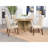 Larrabee Mango Brown Round Dining Table