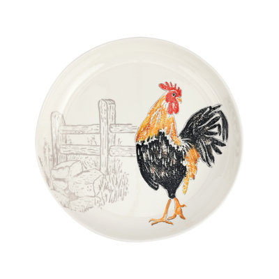 Bol peu profond Fattoria Rooster