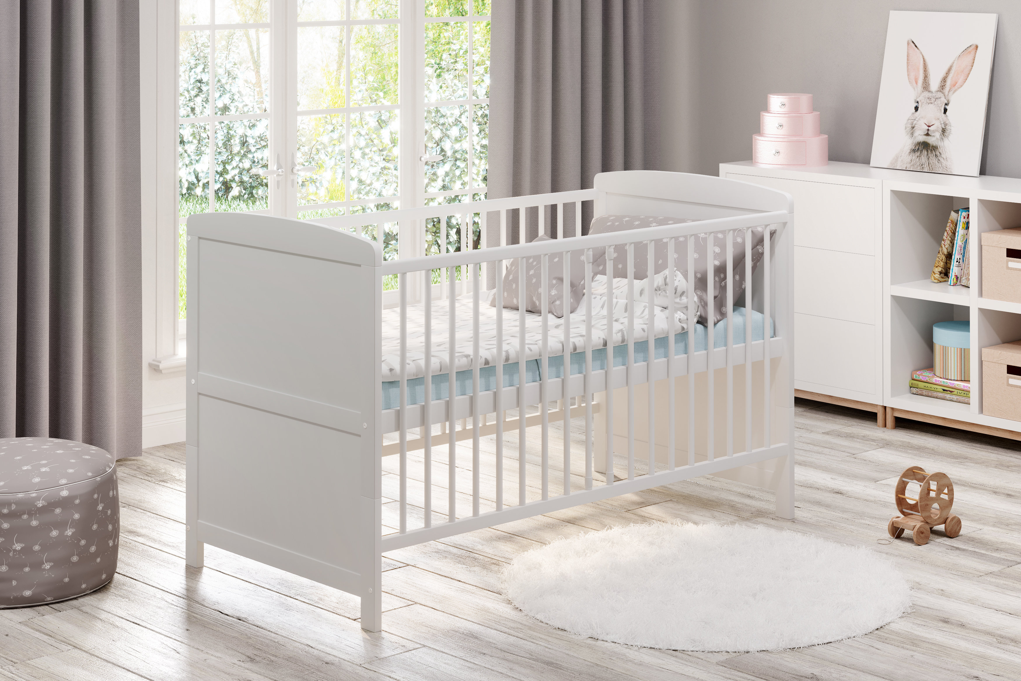 Nordville 2 in 1 Convertible Cot Bed Wayfair